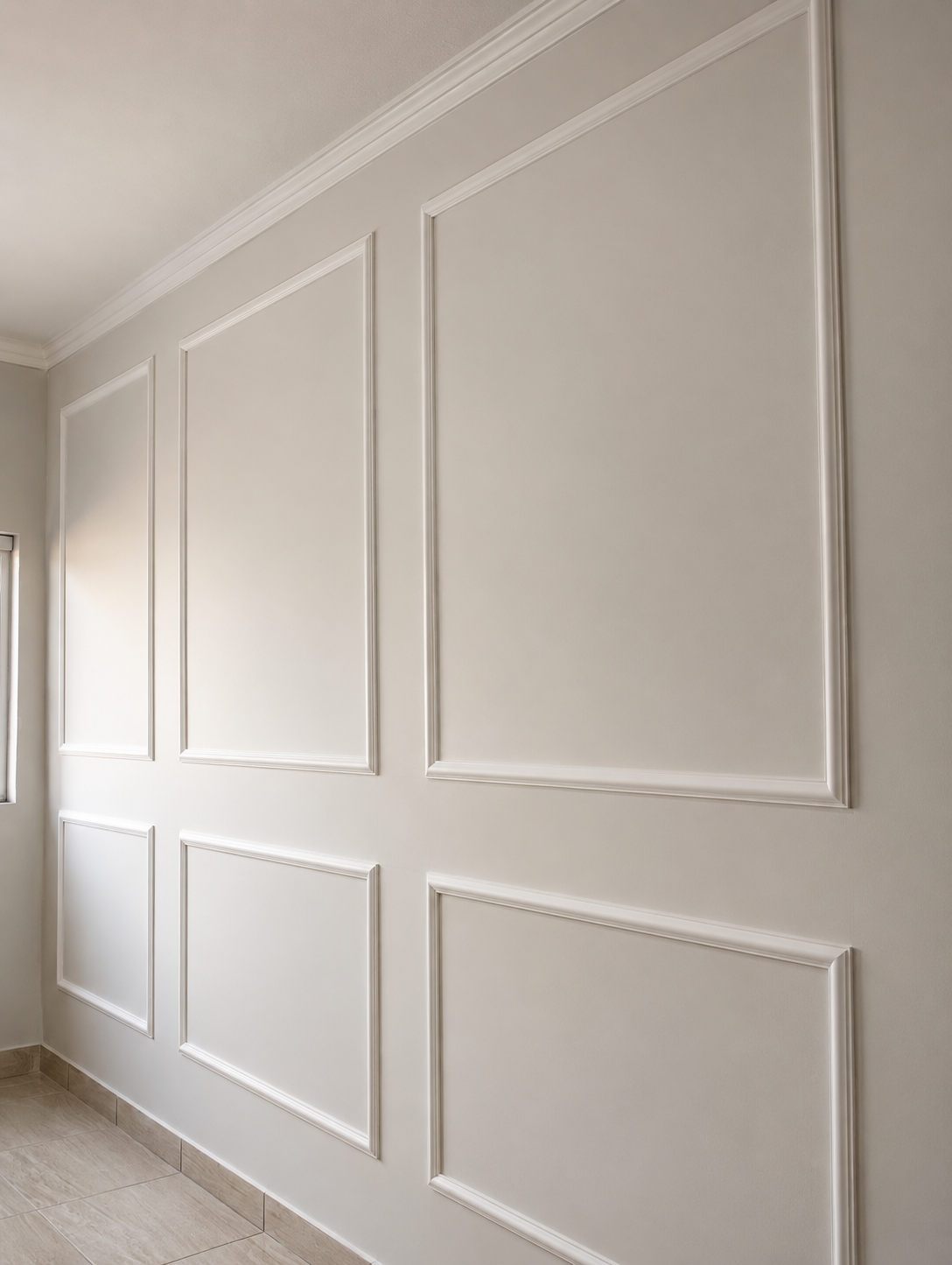 Projeto Deck Gesso · sala com molduras